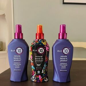 It’s a 10 - Miracle Leave in Product (3 full sized bottles) Brand New. $85 value